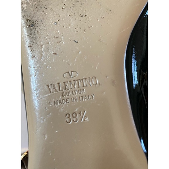 VALENTINO Patent Rockstud Caged Ballet Flat (39.5) - Picture 4 of 7